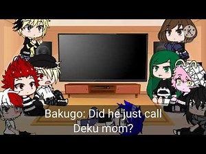 BNHA reacts to Izuku Afton au (Enji x Izuku) // Gacha club