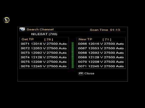 How to Scan Nilesat Satellite with One Frequency and Get Over 1000 Channels 2024