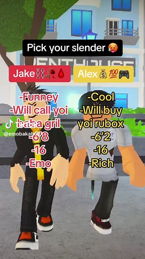 Pick Your Slender: Roblox Animation Smocap Trend