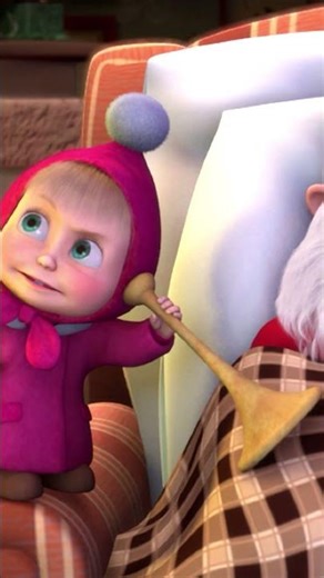 Inhale, Exhale 🎅❄️ #OneTwoThreeLightTheChristmasTree #MashaAndTheBear #Shorts #cartoonforkids #kids