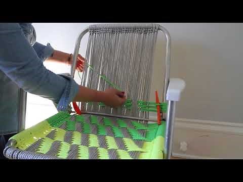 Woven Macrame Chair Tutorial - Part 2