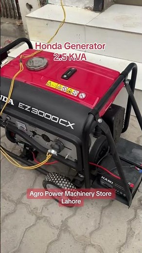 Honda Generator EZ3000CX Review UAN: 03-111-125-100 #youtube