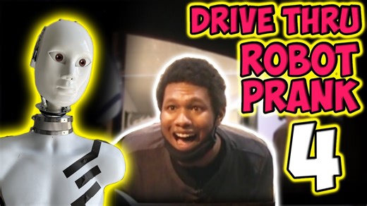 Drive thru robot prank 4