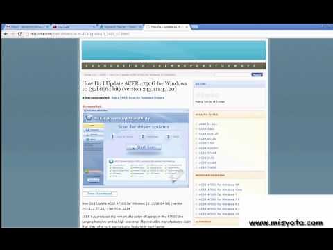 How Do I Update ACER drivers for Windows 10?