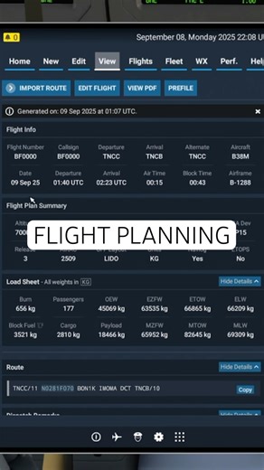 📋 Creating a Flight Plan on SimBrief in #microsoftflightsimulator 2024 (PC)