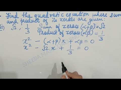 Class 10 MP Board Maths Chapter 2 Polynomials | Exercise 2.2 Part 4 | Important Questions 2026