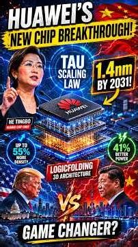 Huawei’s NEW Chip Breakthrough Changes Everything! 🇨🇳🔥 Tau Scaling Law Explained