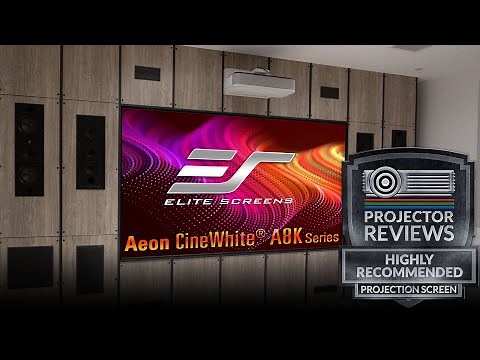 Elite Screens Aeon CineWhite A8K Acoustically Transparent Screen Review