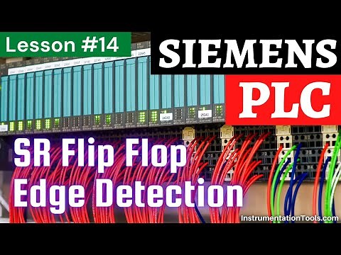 SR Flip Flop in PLC Ladder Logic | Edge detection Instruction Set