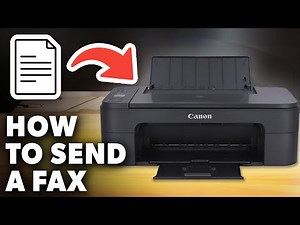 How To Send A Fax On Canon Pixma TR4522 (Any Pixma Model) (2025 Guide)