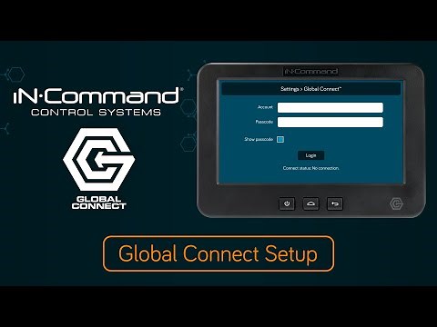 iN·Command® | 3rd Generation | Global Connect­ Setup