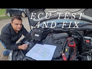 Mercedes C250 ECU Diagnose Test and exchange fix
