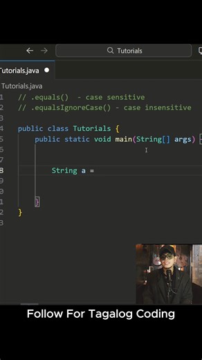 JAVA .equals() & .equalsIgnoreCase METHOD | CODING LESSON 019 #coding #programming #ICT #BSIT #BSCS #BSCpE #BSIS #fbreels2025ツ #fbyシvideo #fblifestyle #fbpost #fbreelsfypシ゚ | Doji Creates