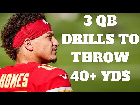 3 QB Drills To Throw 40+ YARDS