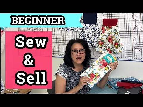 Beginner Sew And Sell Idea ~ Make Fast Easy Hanging Towel