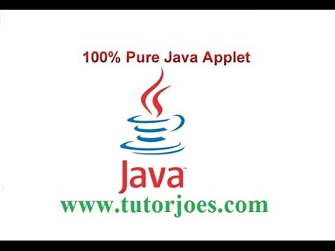 Java Applet Introduction In Tamil