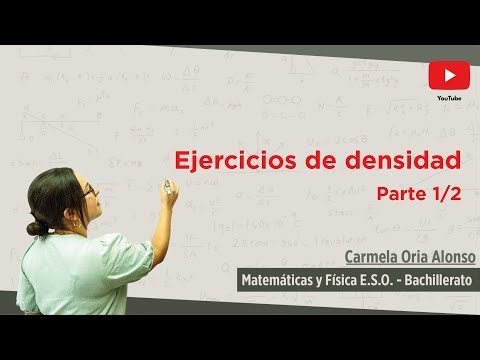 Ejercicios de densidad nivel E.S.O. (Parte 1/2)
