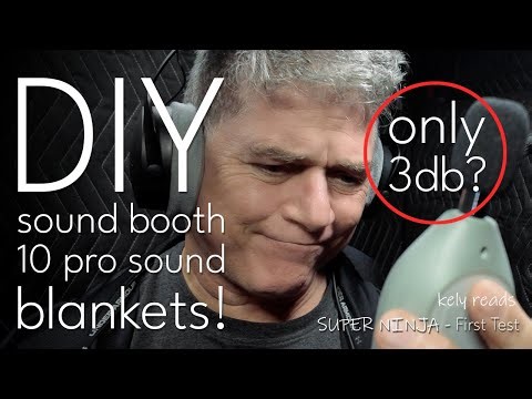 Do sound blankets work? My DIY Sound Booth (10 "Pro" Audio Blankets!) Did I Waste My Money?