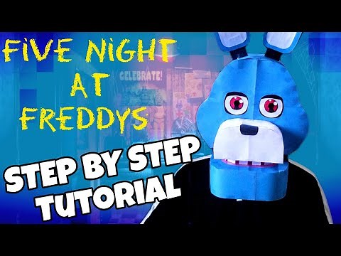 "DIY Paper Bonnie Mask Tutorial: Step-by-Step Guide to Making Your Own Bonnie Mask"