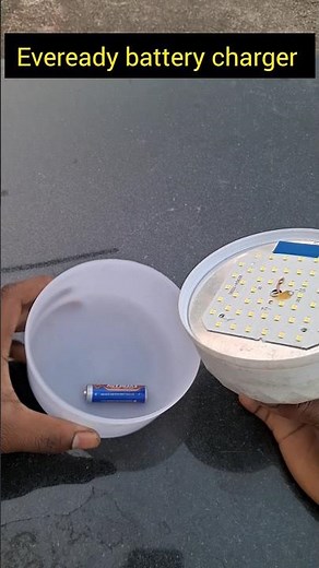 Eveready Battery Inside LED Bulb ⚡ | DIY Charging Experiment | Creative Invention #shorts