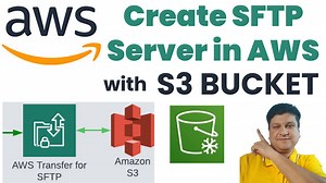 Create SFTP Server in AWS with Amazon S3 Bucket