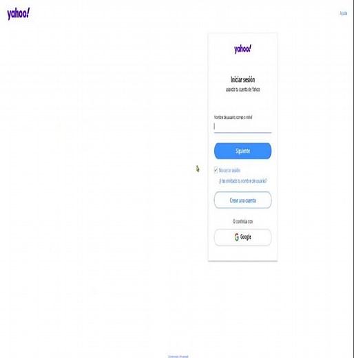 Cómo entrar o recuperar contraseña de yahoo mail