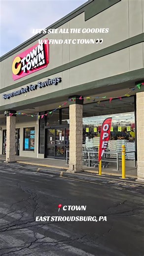 📍C TOWN SUPERMARKET EAST STROUDSBURG PA finally, a supermarket just like my hometown JERSEY 🌏💯🙏🏼 #poconos #placestovisit #contentcreator #grandopening #fyp @Pj Cutz 💰💯