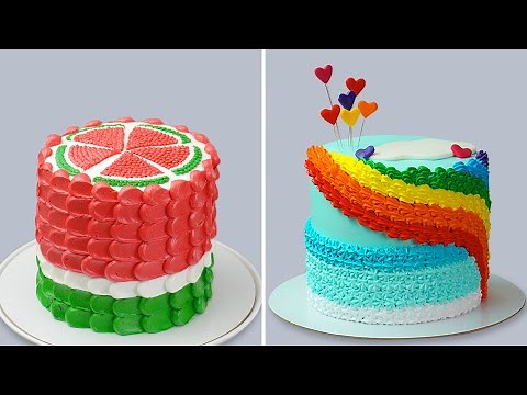 Coolest BIRTHDAY CAKE Decorating Compilation | Easy Colorful Cake Tutorial | So Yummy