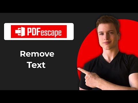 How To Remove Text In PDFescape (Full Guide)