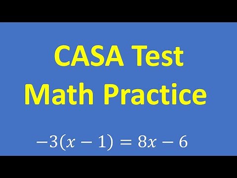 CASA Test Practice- Math