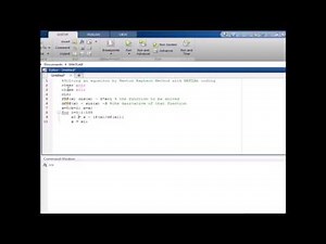 Newton raphson method with matlab coding - full explanation part-2