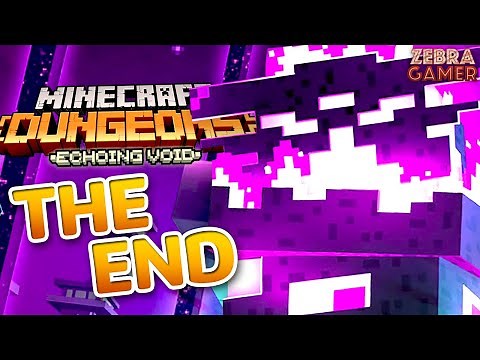 Vengeful Heart of Ender Boss! - Minecraft Dungeons Gameplay Walkthrough Part 39 - Echoing Void DLC!