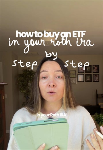 Learn how to buy ETFs in your Roth IRA with this simple, beginner-friendly walkthrough. This is on the Fidelity app since that’s who I use, BUT you can use similar steps no matter where you have your account. 👏🏼 Education only. The ETF used in this video is an example and not a recommendation to purchase that security. Investing is subject to risk including risk of loss. Keywords: Fidelity Roth IRA tutorial, how to buy an ETF on Fidelity, Fidelity Roth IRA step-by-step, beginner investing tuto