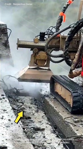 How can water pressure break concrete ?