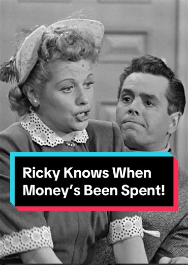 Ricky knows when money's been spent! #ilovelucy Now streaming on Paramount #lucilleball #classictv #1950s