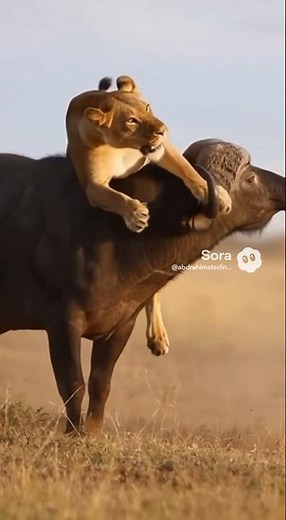 LIONESS vs CAPE BUFFALO: The Most Dangerous Prey Fights Back (Incredible African Safari Attack!)