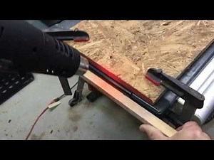 Heat bending PVC board