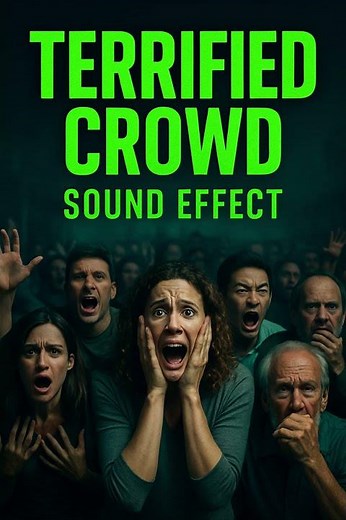 Terrified Crowd Sound Effect | Screaming Panic and Chaos FX