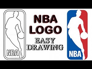 NBA Logo Drawing | How to Draw NBA Logos Art | Step by Step Easy Outline