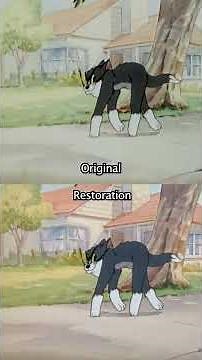Tom and Jerry, restored vs original episodes! #tomandjerry #classiccartoons #warnerbros