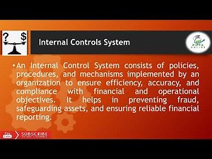 Internal Control System | Purpose & Examples | PIPFA Online