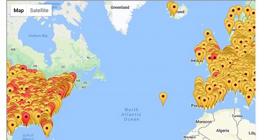 Hacked Hikvision IP Camera Map USA And Europe (Public Report)