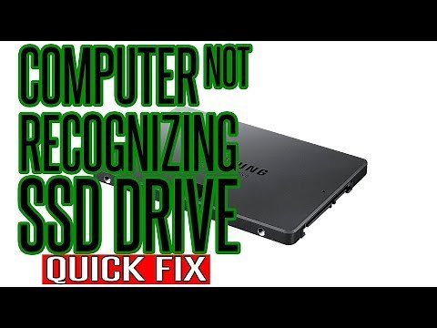 How to Get Your Computer To Recognize an SSD Drive