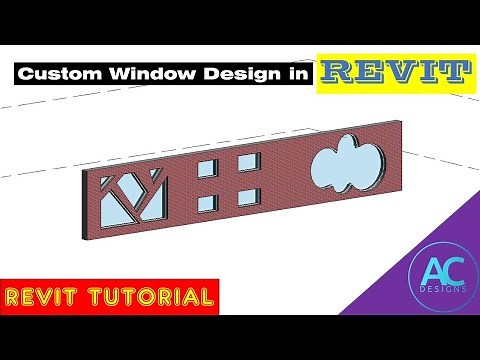 How to Create Custom Window Design in Revit | Revit Tutorial | Tips and Tricks