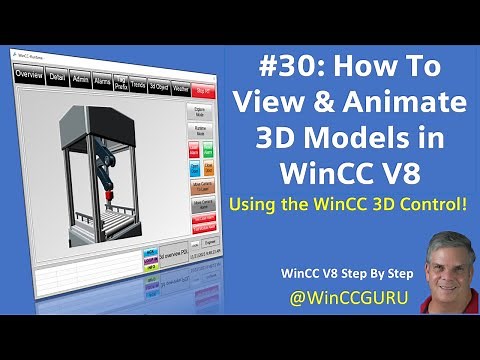 WinCC v8.0 Step By Step 30: How to Add & Integrate 3D Models into your Project 🤯 😎 #winccguru