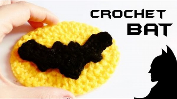 How to Crochet a Bat – DIY Batman Logo Crochet Tutorial