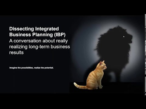 Dissecting Integrated Business Planning (IBP)