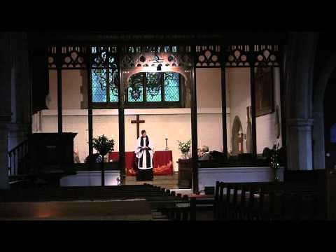 Inside a Christian church: The features of an Anglican church