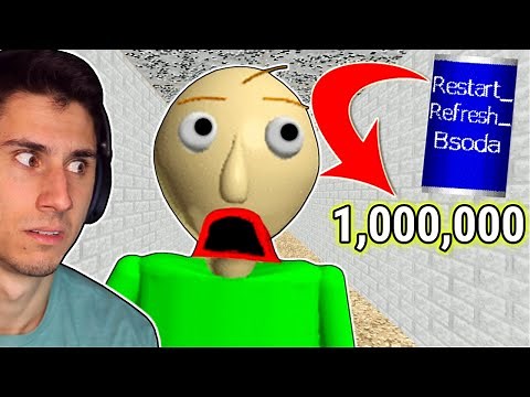 Baldi's Basics With 1 MILLION BSODAS!