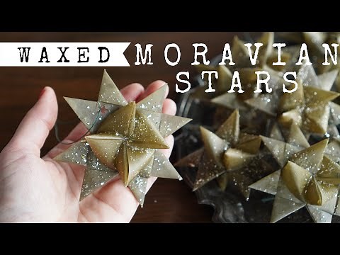 Moravian Star Tutorial - How to Make Nostalgic Waxed Paper Star Ornaments